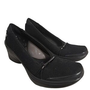 Bzees Electric Pumps Women's Wedge Platform Pump Slip On Memory Foam Shoes 9W